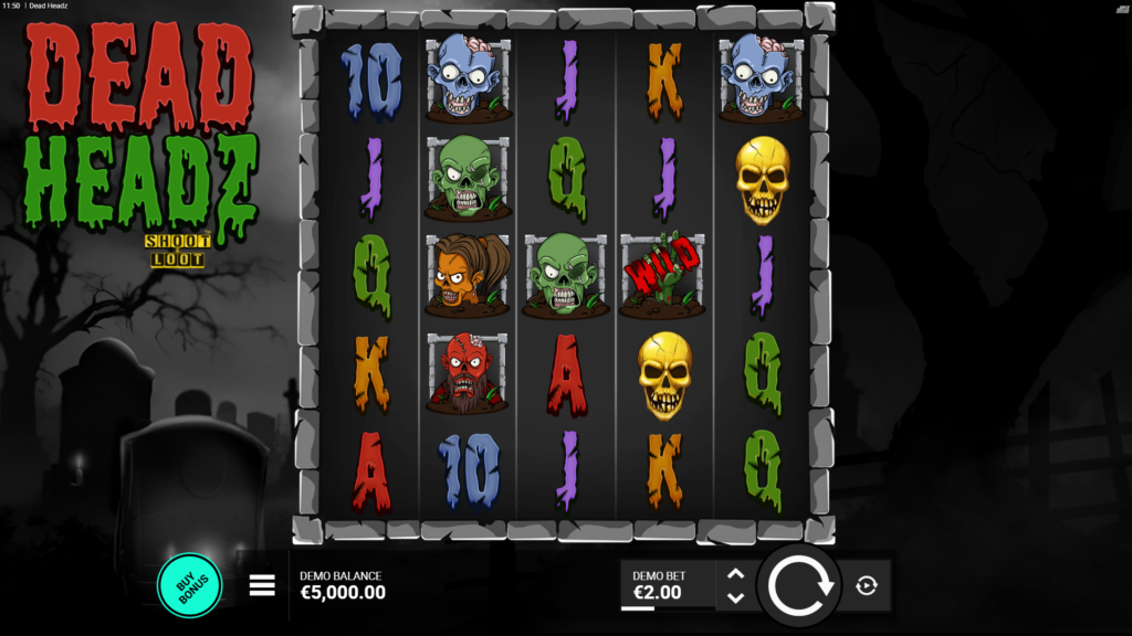 Dead Headz Base Game Play